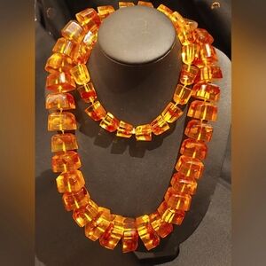 Handmade Antique Necklace 30"